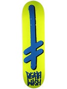 Deathwish Gang Logo Yellow/Blue Deck  7.875 x 31.5