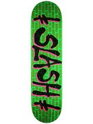 Deathwish Slash Gang Name Green/Blk Deck  8.125 x 31.5