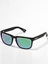 Knoxville Matte Black/Green Chrome Lens
