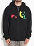 Enjoi Rasta Panda Hoodzip