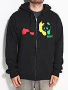 Enjoi Rasta Panda Hoodzip
