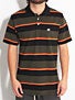 Enjoi Strolo Striped Polo Shirt