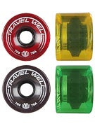 Element Boardwalk Spinner Rasta 78a Wheels