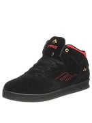 Emerica The Reynolds Mid Shoes  Black/Black/Red
