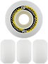 Flip Side Cut Grooves White Wheels 50mm
