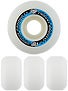 Flip Side Cut Grooves White Wheels 51mm