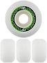 Flip Side Cut Grooves White Wheels 53mm