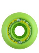 Flip Side Cut Grooves Lime Green Wheels