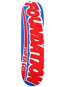 Foundation F Blazin' II Red Deck  8.125 x 31.625