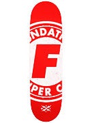 Foundation F Super Co Red Deck  8.375 x 32.125