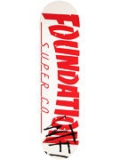 Foundation Thrasher WTF White Deck 7.875 x 31