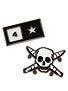 Fourstar Pirate & Bar Enamel Pin Set