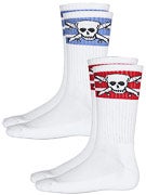 Fourstar Pirate Stripe Hi Socks 2 Pack