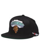 Gold Weedheads Snapback Hat