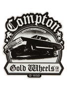 Gold Wheels Impala Sticker