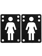 Girl Black Riser Pads 1/8