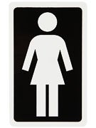 Girl Large OG Decal Sticker BLACK