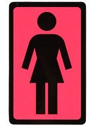Girl Large OG Decal Sticker PINK