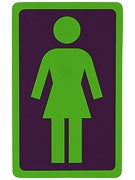 Girl Large OG Decal Sticker PURPLE