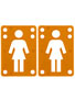 Girl Orange Riser Pads 1/8