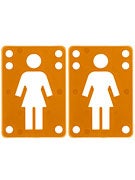 Girl Orange Riser Pads 1/8