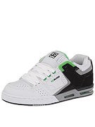 Globe Cleaver Shoes  White/Black/Green