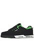 Globe Cleaver Shoes  Black/Green/White