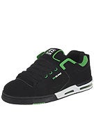Globe Cleaver Shoes  Black/Green/White