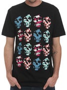 Globe Design Skull T-Shirt