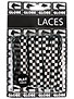Globe Flat Shoe Laces  Checker
