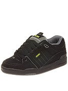 Globe Fusion Shoes  Black/Charcoal/Lime