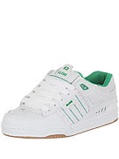 Globe Fusion Shoes  White/Green/Gum
