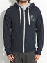 Globe Patches Hoodzip