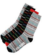 Globe Stripe Deluxe Crew Socks 4 Pk.