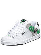 Globe Tilt Shoes  White/Black/Moto Green TPR
