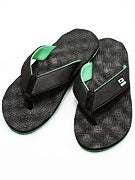 Globe Bumps Sandals  Black/Monster Green