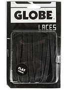 Globe Waxed Flat Shoe Laces  Black