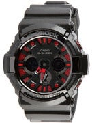 G-Shock GA-200SH-1A Watch  Black w/Black Face