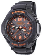 G-Shock G-Aviation Large GW-3000B Watch  Grey/Orange