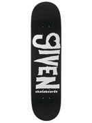 Given Black Logo Deck  8 x 31.7