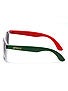 Glassy x Ticos Tacos Leonard Sunglasses Blk/Wht/Red/Grn