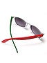 Glassy x Ticos Tacos Leonard Sunglasses Blk/Wht/Red/Grn