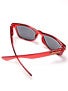 Glassy Nu Clear Sunglasses  Red