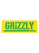 Grizzly Stamp Logo Sticker  Yellow