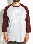 Heel Bruise Elephant 3/4 Sleeve Shirt