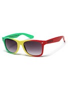 Happy Hour Tri-Dye Rasta Shades  Red/Yellow/Green