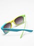 Happy Hour Tri Dye Shades Green/Yellow/Blue w/Grey Lens