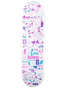 Heroin Everything White Deck 8.375 x 32.5