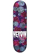 Heroin Spiral Black Deck 8.25 x 32