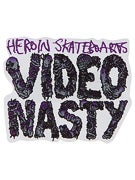 Heroin Video Nasty Sticker PURPLE